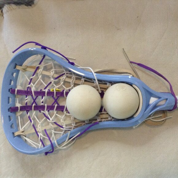 Brine Women's La Crosse Kit, Allure, 42" Stick, Bag, Balls, Vantage II Googles - Picture 5 of 7